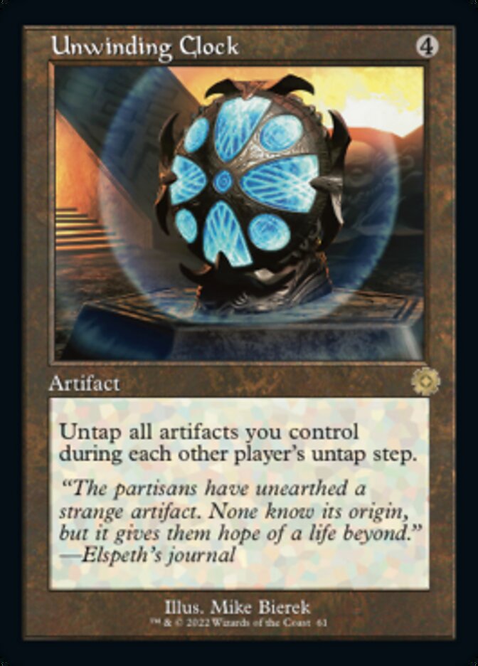 Unwinding Clock (Retro) [The Brothers' War Retro Artifacts] Foil