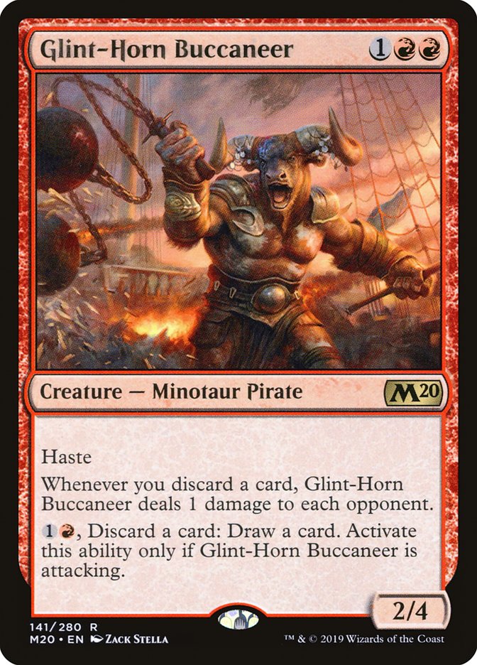 Glint-Horn Buccaneer [Core Set 2020] Foil