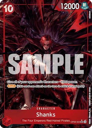 Shanks (004) (Alternate Art) (OP09-004) - [Emperors in the New World] Foil