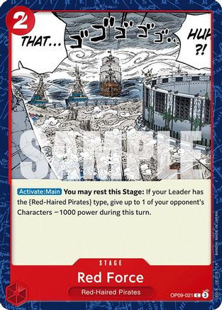 Red Force (OP09-021) - [Emperors in the New World]
