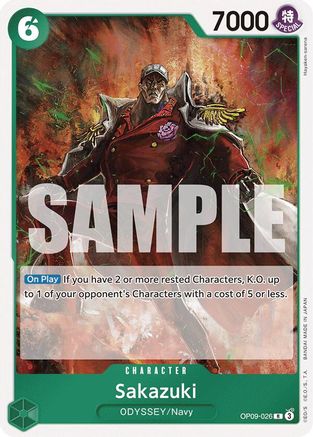 Sakazuki (OP09-026) - [Emperors in the New World] Foil