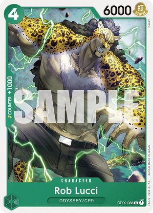 Rob Lucci (038) (OP09-038) - [Emperors in the New World]