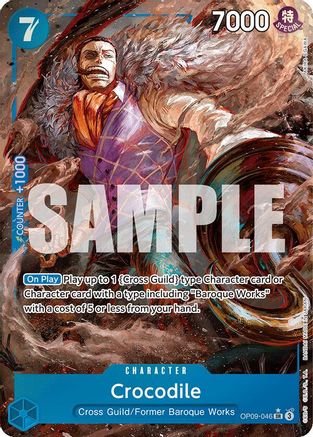 Crocodile (046) (Parallel) (OP09-046) - [Emperors in the New World] Foil