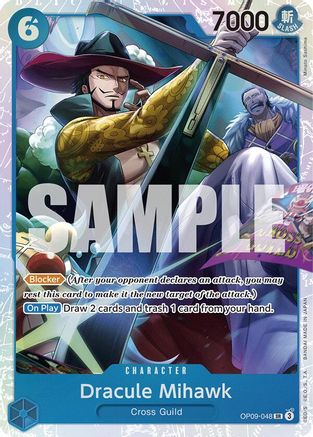 Dracule Mihawk (OP09-048) - [Emperors in the New World] Foil