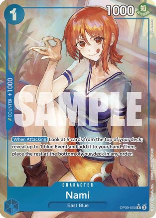 Nami (050) (Parallel) (OP09-050) - [Emperors in the New World] Foil
