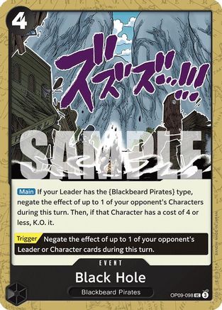 Black Hole (OP09-098) - [Emperors in the New World]