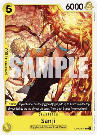 Sanji (105) (OP09-105) - [Emperors in the New World]