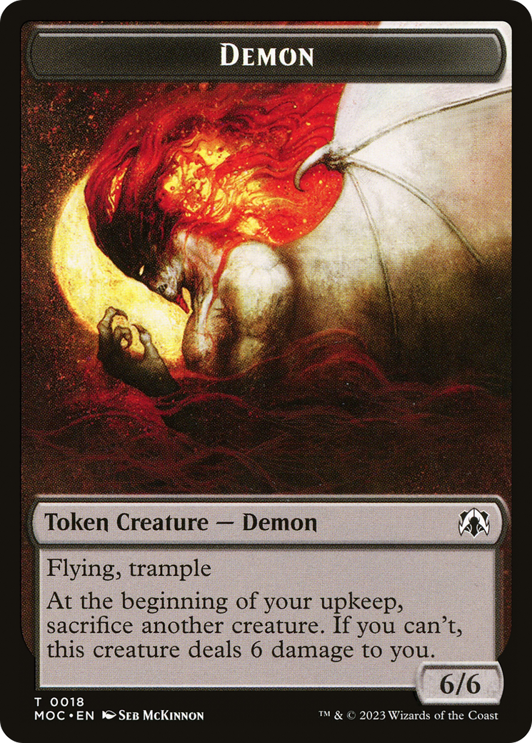 Demon  [March of the Machine Commander Tokens]