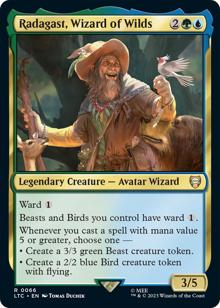 Radagast, Wizard of Wilds [The Lord of the Rings: Tales of Middle-Earth Commander] Foil