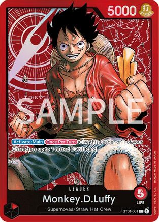 Monkey.D.Luffy (ST01-001) - [Revision Pack Cards]