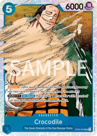 Crocodile (003) (ST03-003) - [Revision Pack Cards] Foil