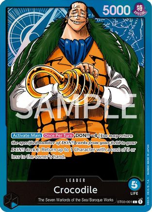 Crocodile (001) (ST03-001) - [Revision Pack Cards]