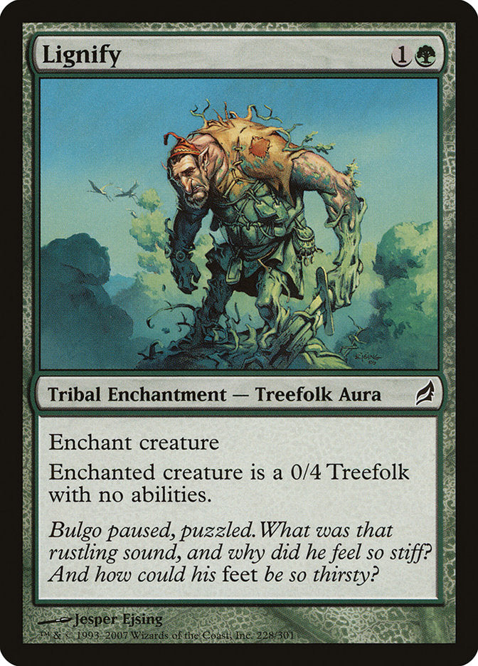 Lignify [Lorwyn] Foil