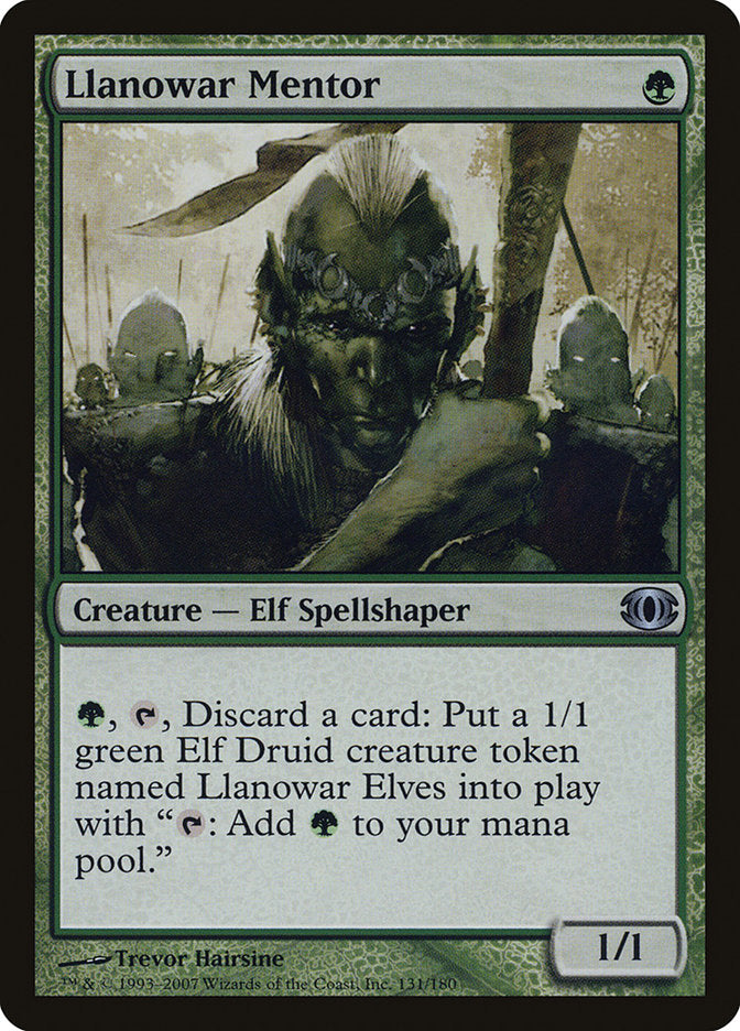 Llanowar Mentor [Future Sight] Foil