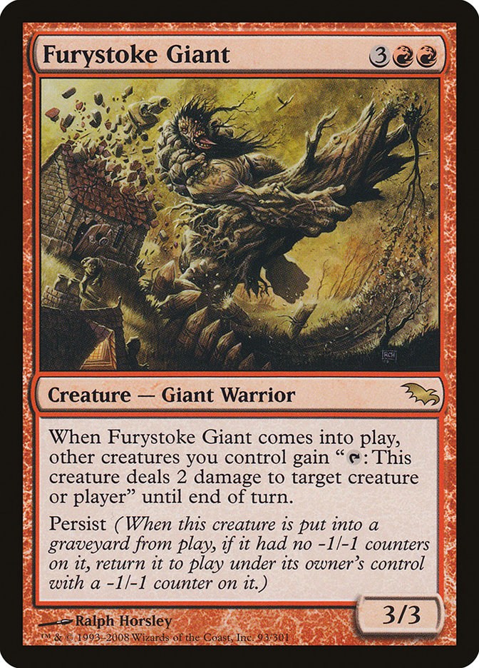Furystoke Giant [Shadowmoor] Foil