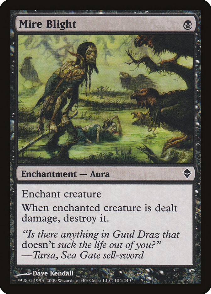 Mire Blight [Zendikar] Foil
