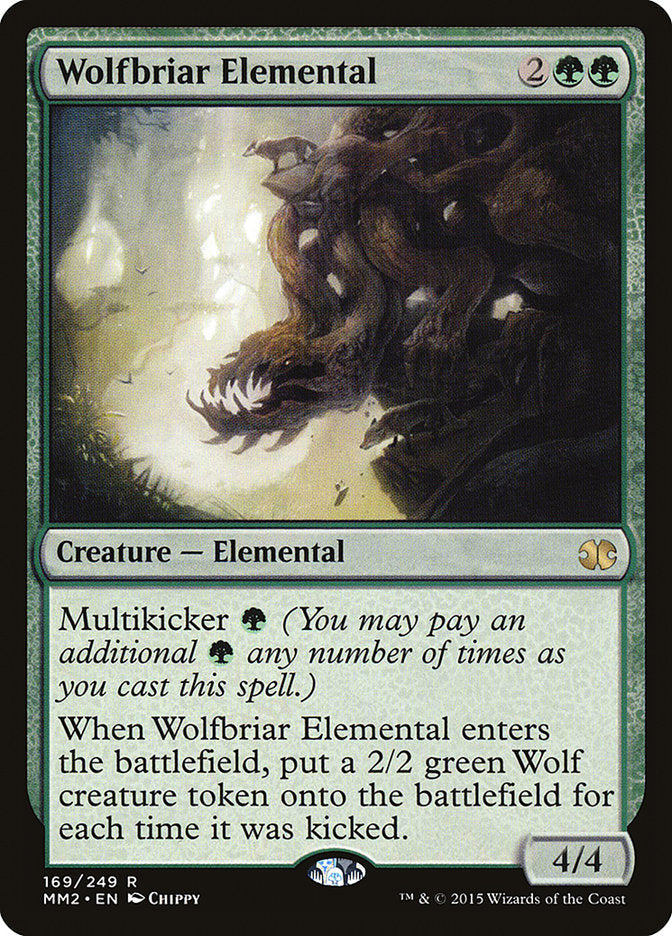 Wolfbriar Elemental [Modern Masters 2015] Foil