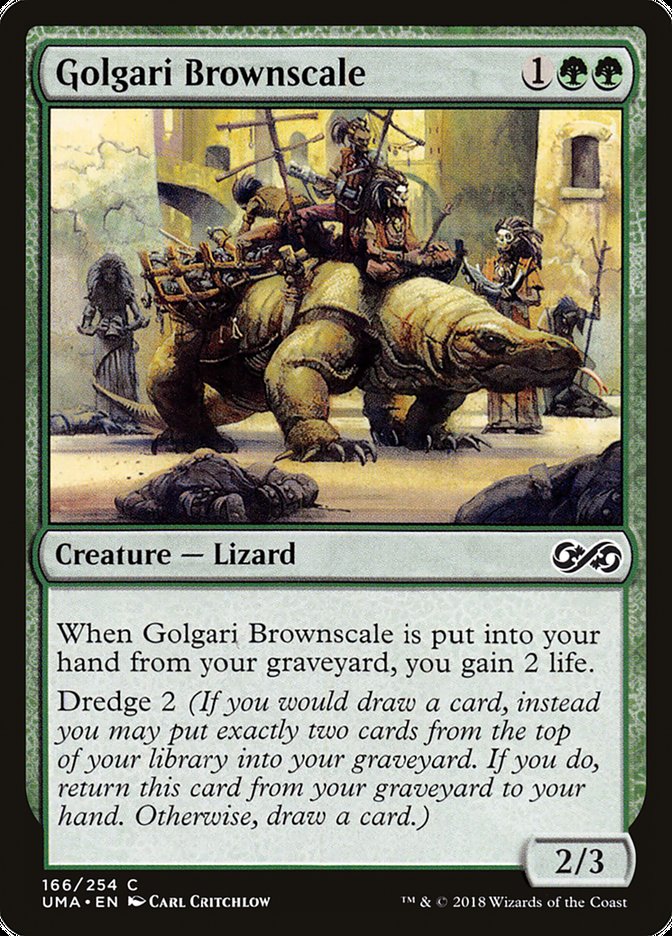 Golgari Brownscale [Ultimate Masters] Foil