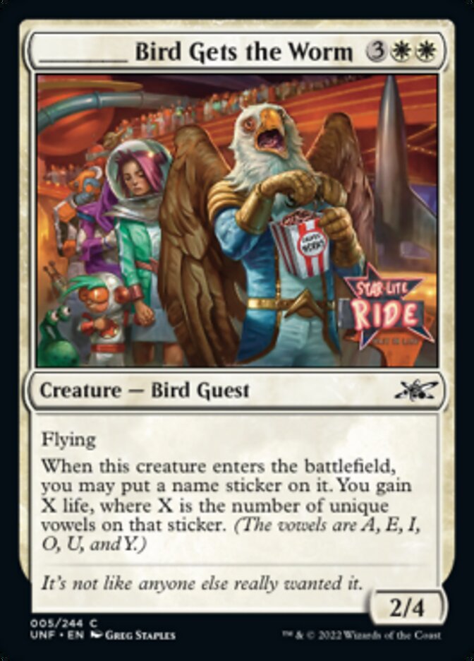 _____ Bird Gets the Worm [Unfinity] Foil