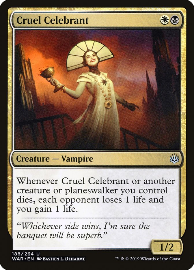 Cruel Celebrant [War of the Spark] Foil
