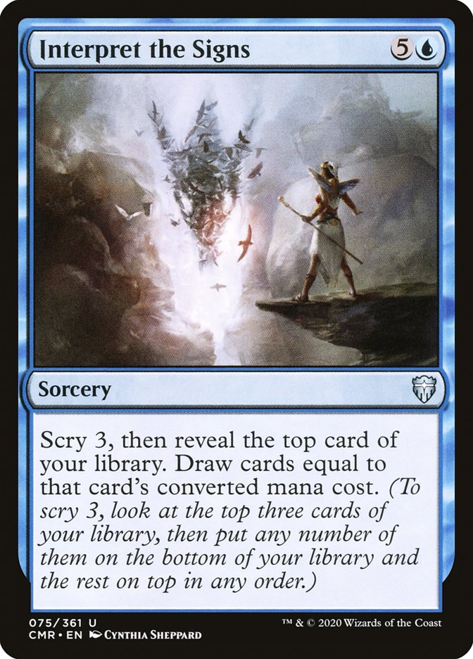 Interpret the Signs [Commander Legends] Foil