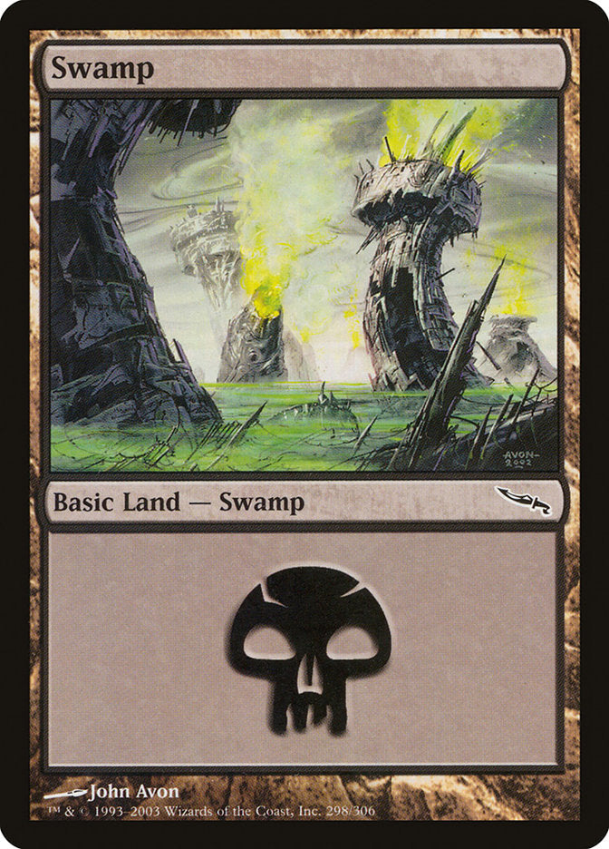 Swamp (298) [Mirrodin] Foil