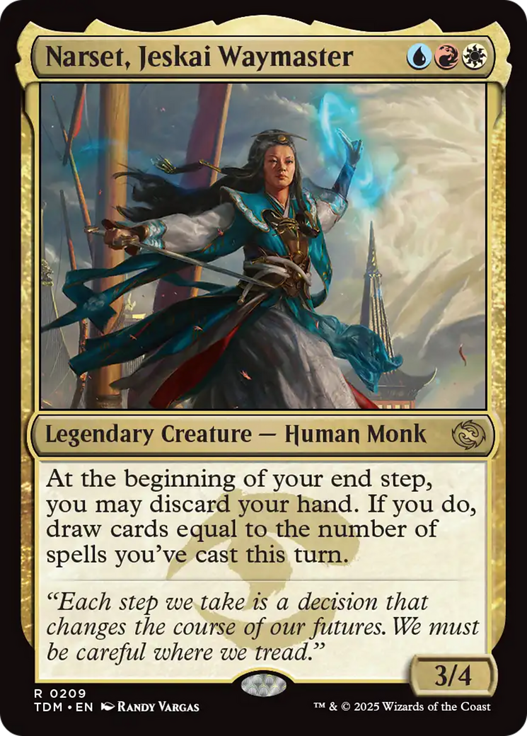 Narset, Jeskai Waymaster [Tarkir: Dragonstorm] Foil