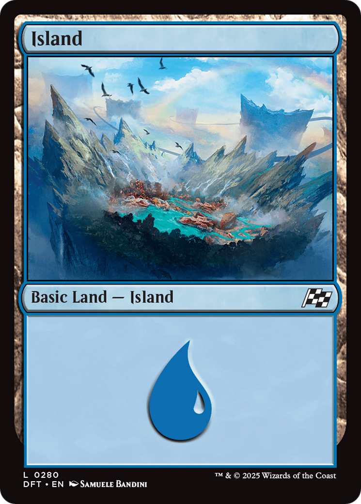 Island (0280) [Aetherdrift] Foil