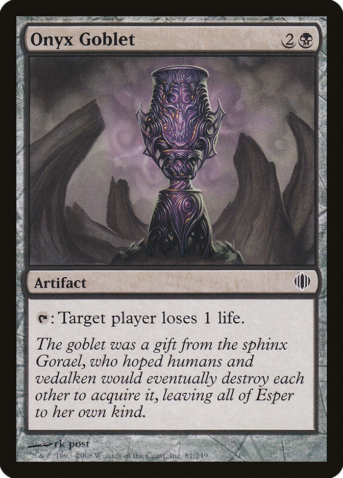 Onyx Goblet [Shards of Alara] Foil