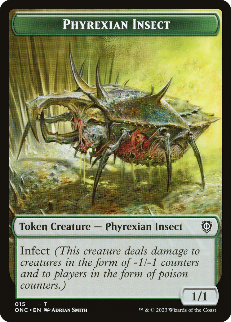 Phyrexian Insect  [Phyrexia: All Will Be One Commander Tokens]