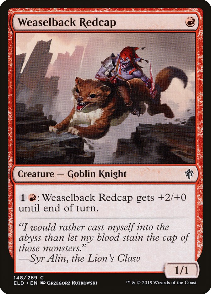 Weaselback Redcap [Throne of Eldraine] Foil