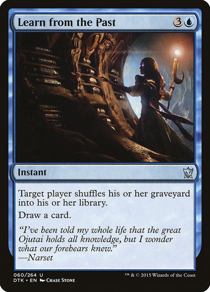 Learn from the Past [Dragons of Tarkir] Foil