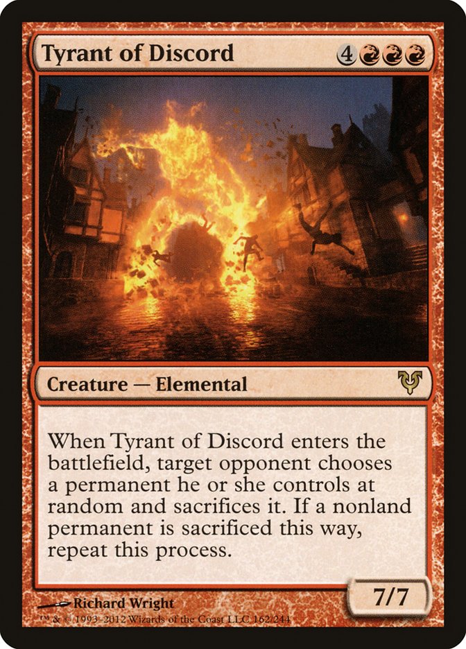 Tyrant of Discord [Avacyn Restored] Foil