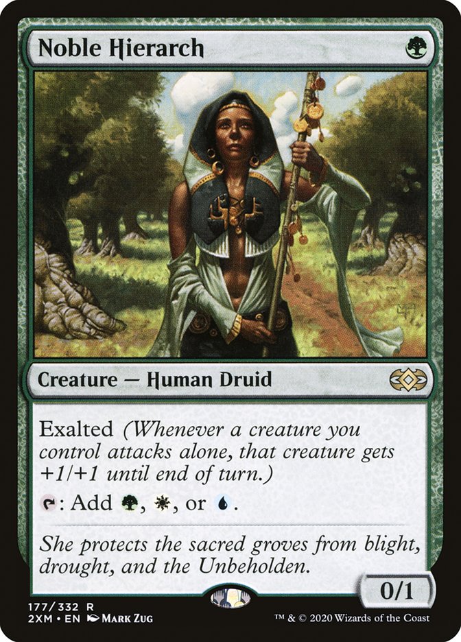 Noble Hierarch [Double Masters] Foil