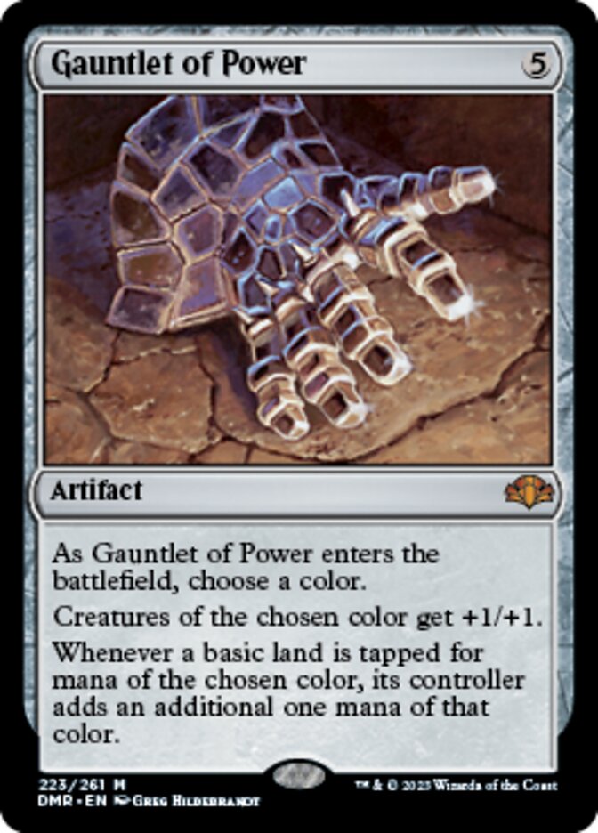 Gauntlet of Power [Dominaria Remastered] Foil