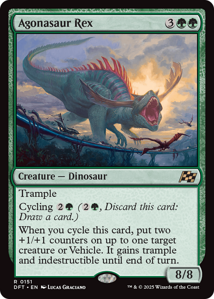 Agonasaur Rex [Aetherdrift] Foil