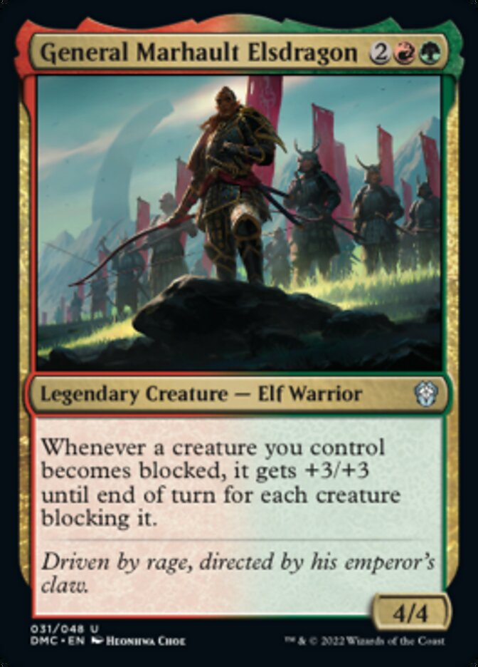 General Marhault Elsdragon [Dominaria United Commander] Foil