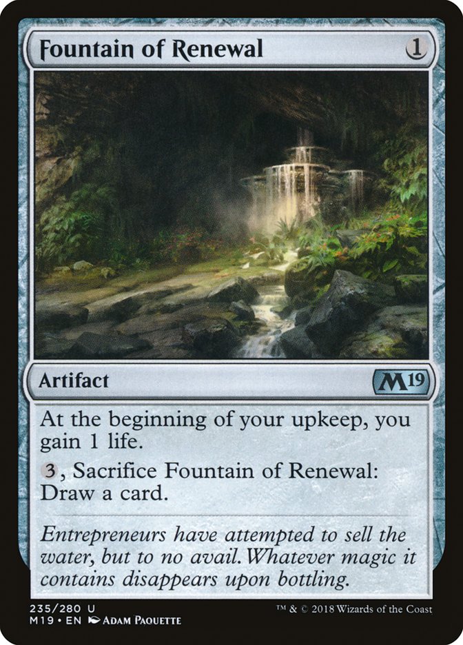 Fountain of Renewal [Core Set 2019] Foil