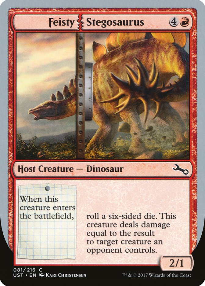 Feisty Stegosaurus [Unstable] Foil