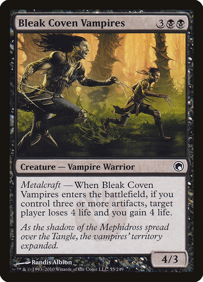 Bleak Coven Vampires [Scars of Mirrodin] Foil