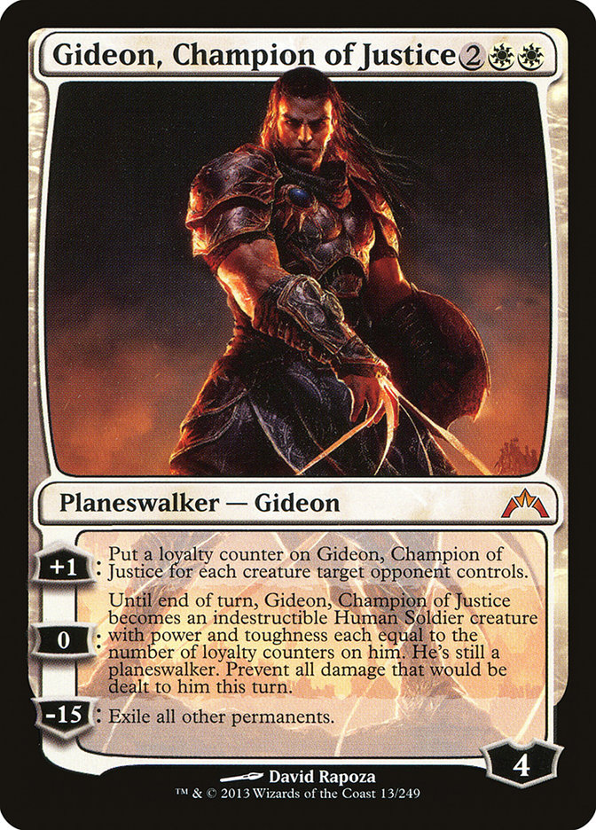 Gideon, Champion of Justice [Gatecrash] Foil