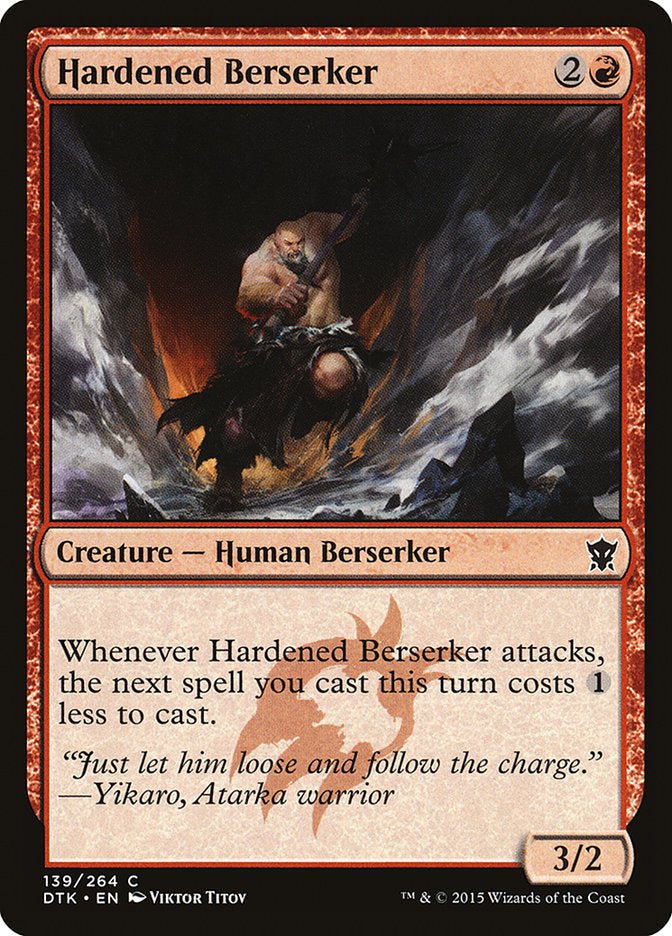 Hardened Berserker [Dragons of Tarkir] Foil