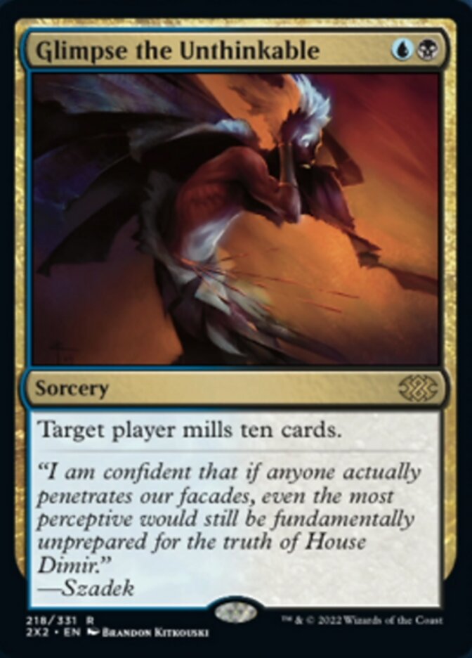Glimpse the Unthinkable [Double Masters 2022] Foil