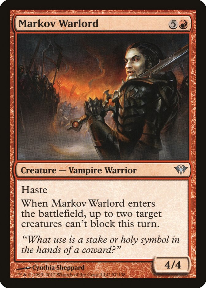 Markov Warlord [Dark Ascension] Foil
