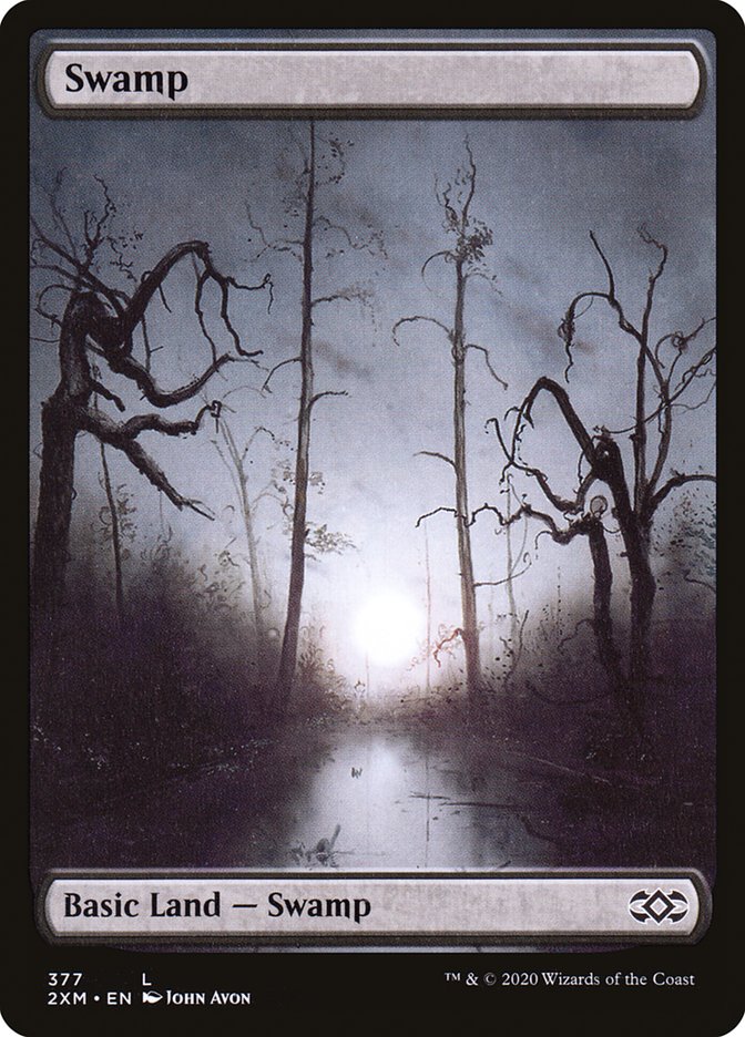Swamp (377) [Double Masters] Foil