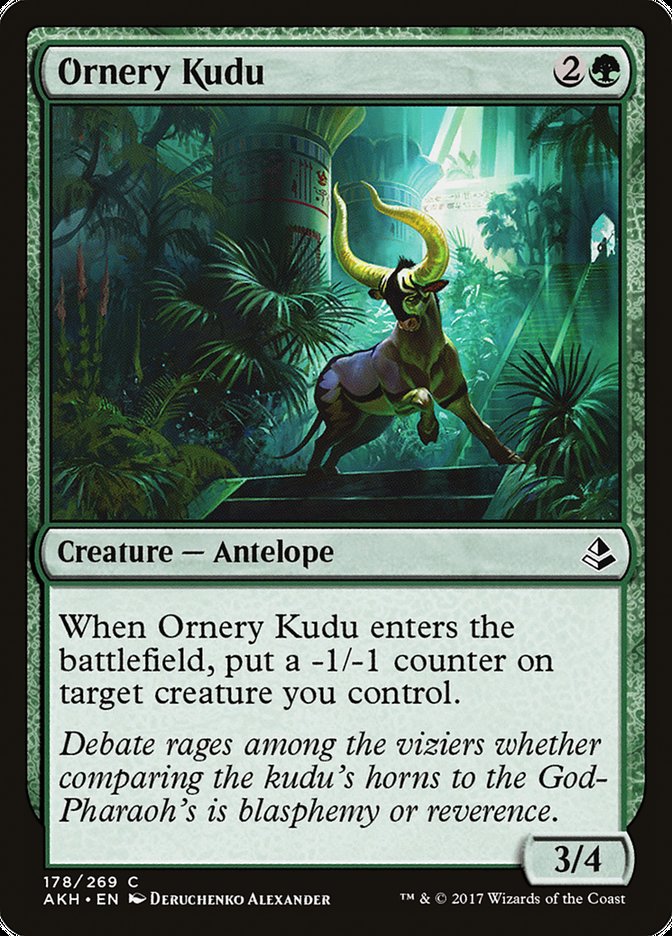 Ornery Kudu [Amonkhet] Foil
