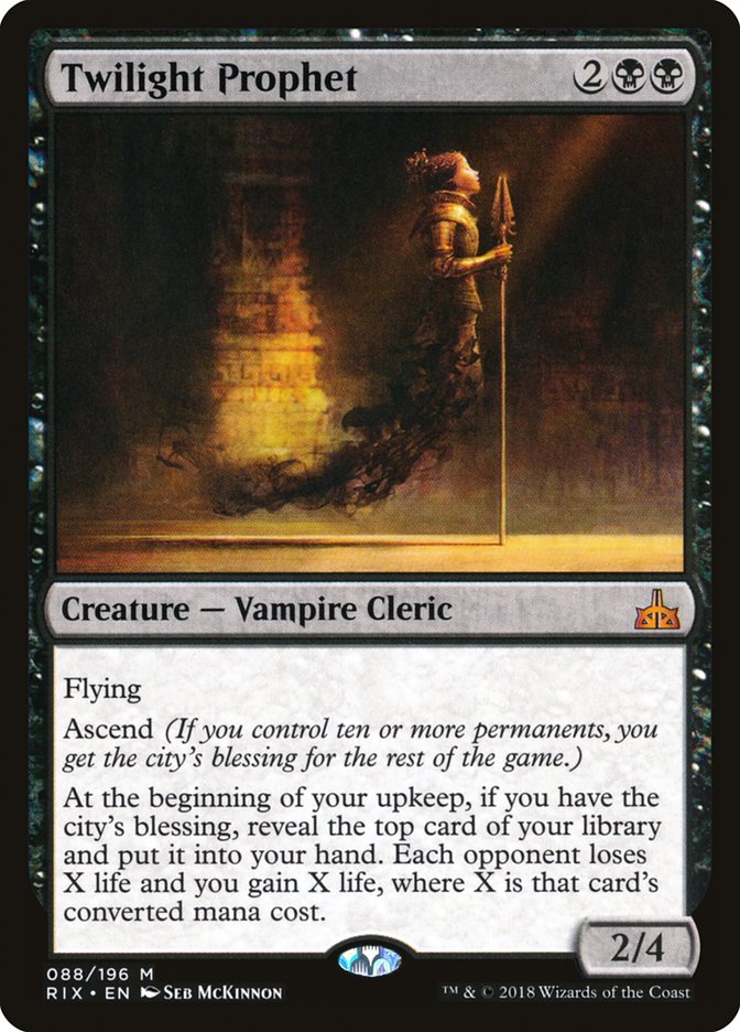 Twilight Prophet [Rivals of Ixalan] Foil