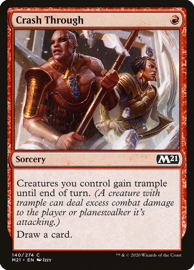 Crash Through [Core Set 2021] Foil
