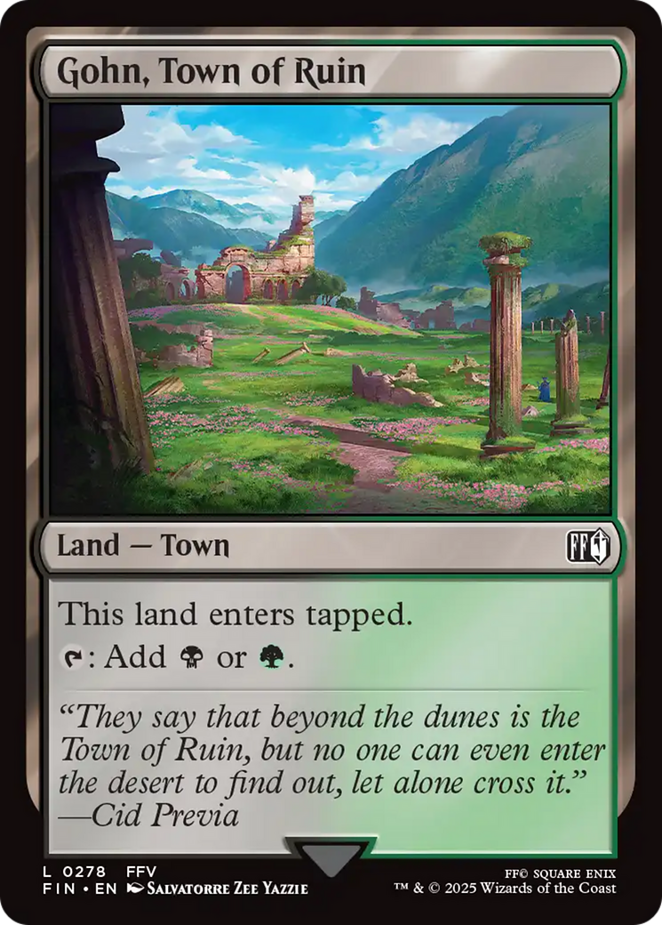 Gohn, Town of Ruin [FINAL FANTASY] Foil