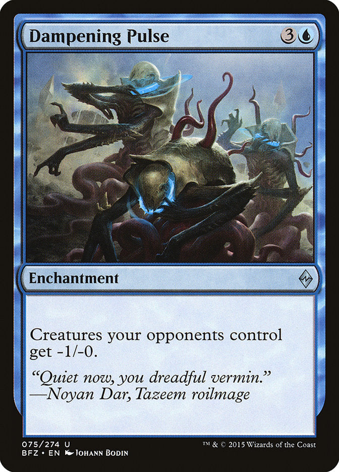 Dampening Pulse [Battle for Zendikar] Foil